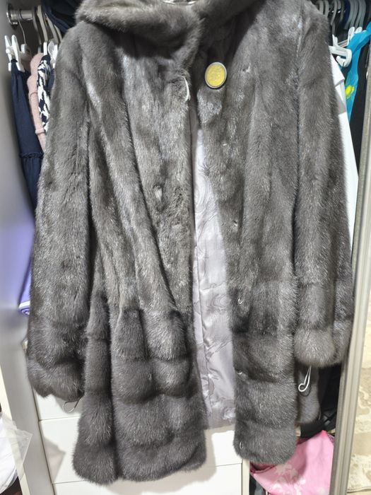 Шуба из норки б/у