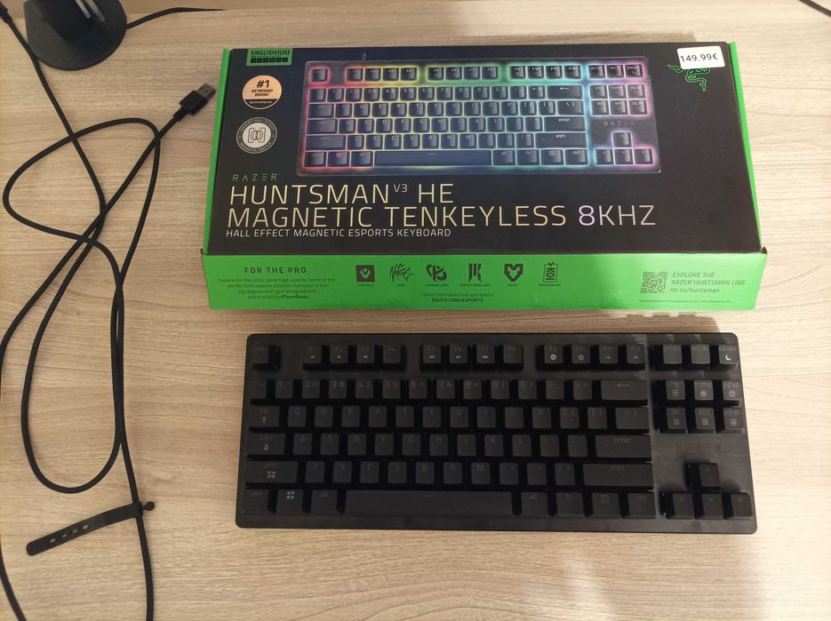 Клавиатура Razer Huntsman V3 HE Magnetic TKL 8khz