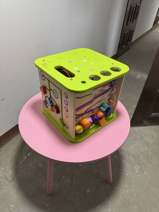 Бизикуб деревянный Сельские зверьки