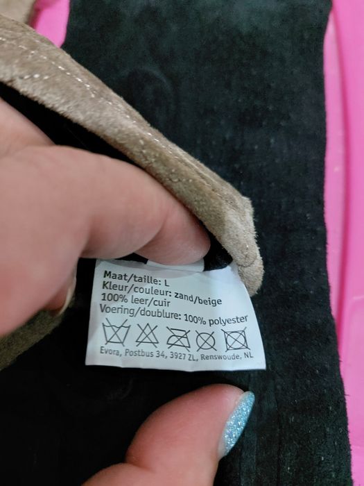 Женские кожаные перчатки р.Л-М