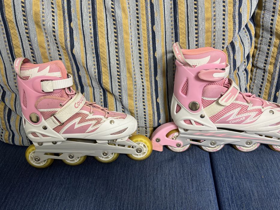 Ролики Белорозовые Cougar