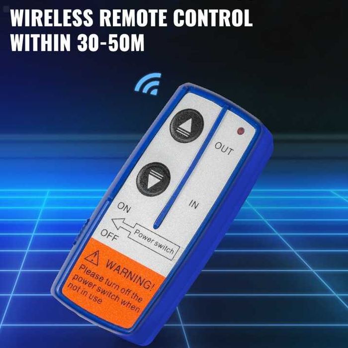 ТОП ОБЯВА Електрическа лебедка 5500LBS OffRoad лебедка Автомобил Кола