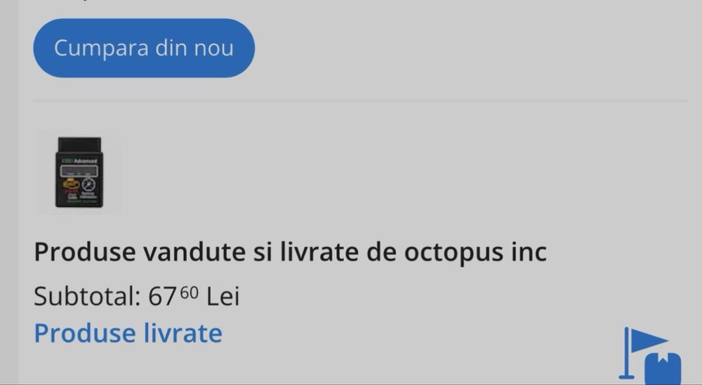 Interfata OBD  2 II diagnoza auto 12V pe telefon