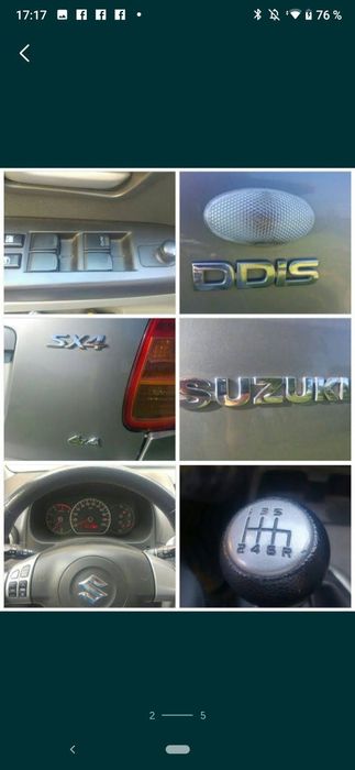 Suzuki SX4 înscrisă 4x4 la buton diesel Euro 4