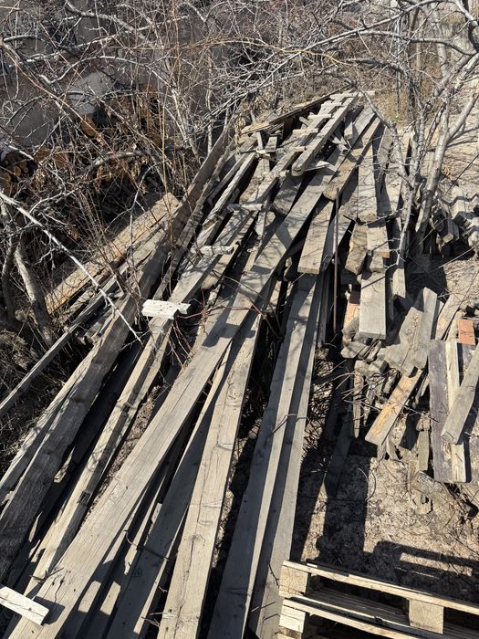 Доски разных размеров б/у