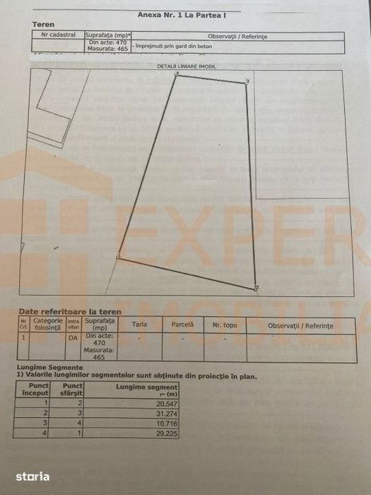 Teren intravilan Poarta 6 | 465 mp | Utilitati | Vedere port