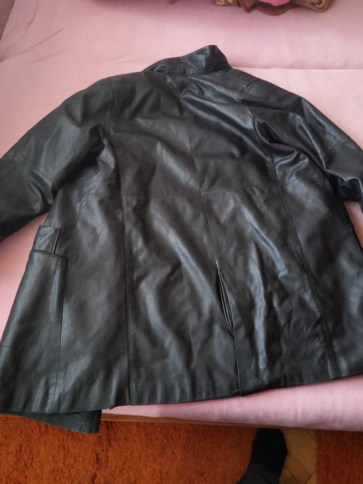 Geacă de damă lungă de piele naturală