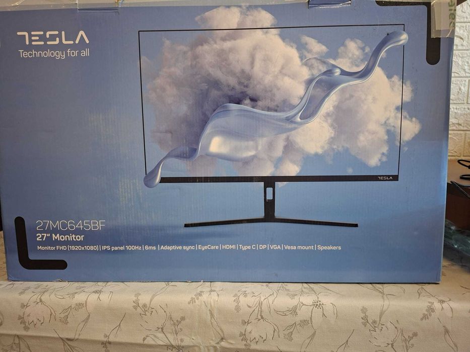 monitor 27 inchi ecran ips 100hz difuzoare 2x3w la cutie cu factura si garantie