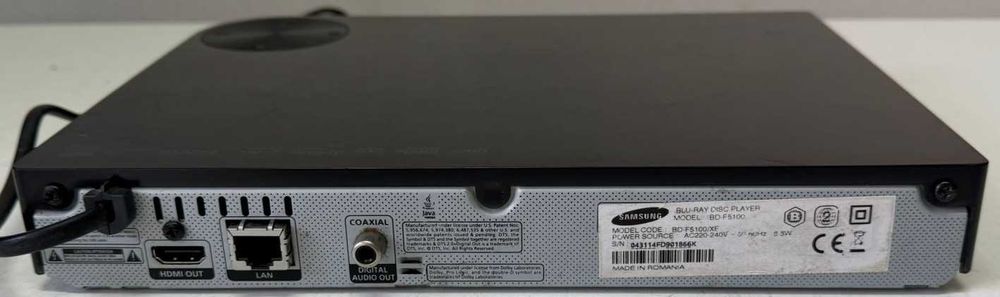 Samsung BD-F5100 player Compact & Smart – Full HD 1080p Blu-ray