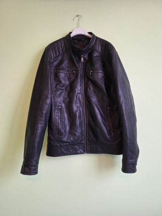 Мъжко кожено яке ,размер М