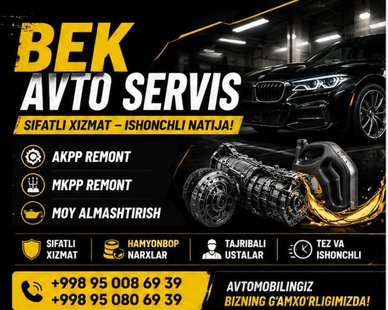Avtomat karobka remont xizmati
mexanika karobka remont xizmati