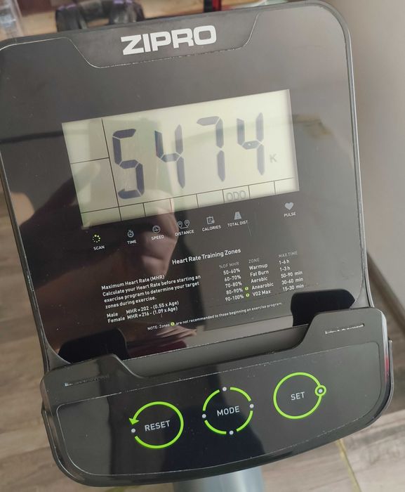 Bicicletă fitness magnetică Zipro Easy, volanta 8 kg, greutate maximă utilizator 150 kg