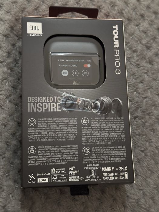 Casti In-Ear JBL Tour Pro 3, True Wireless Noi Sigilate
