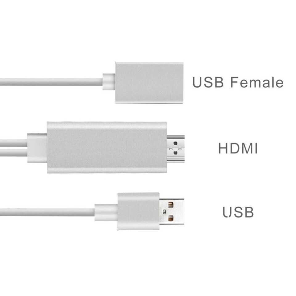 С Телефона на Телевизор Видеоадаптер с USB на HDMI IOSAndroid: 5 500 тг. -  Наушники Алматы на Olx