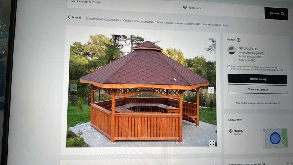 Vand foisoare de gradina si terase