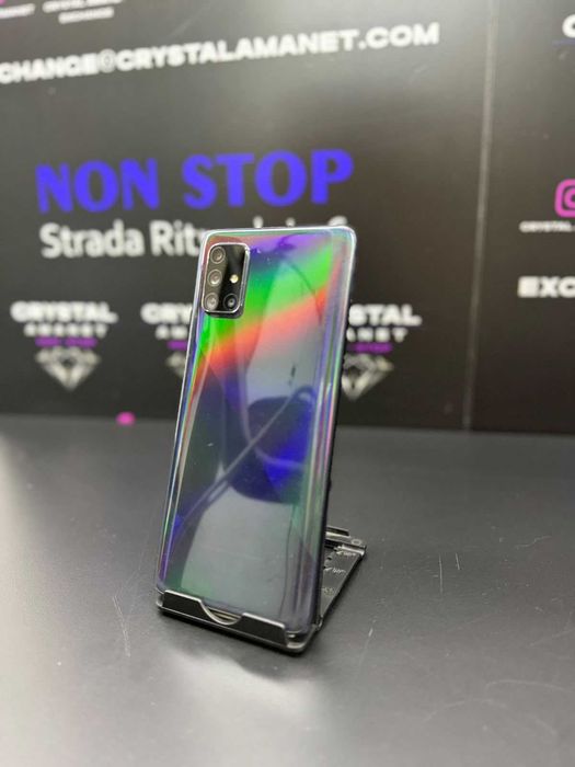 Samsung Galaxy A71 Prism Crush Blue, 6GB RAM, Stocare 128GB