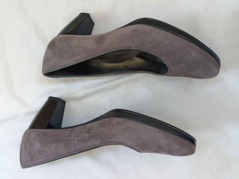 Pantofi ARA (produs nou), piele întoarsă ,gri ,mărimea 41