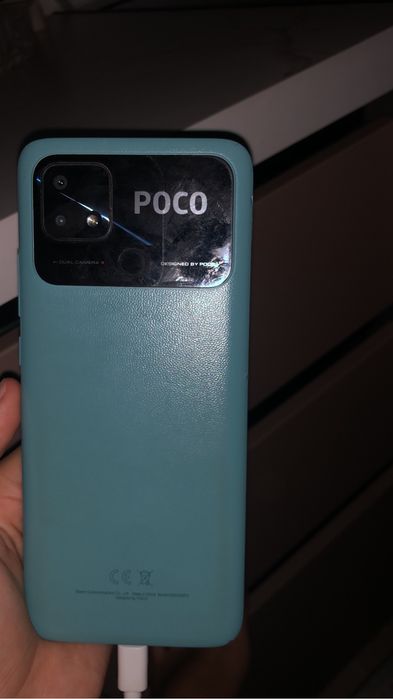 POCO C40 4/64 ГБ - Треснут экран, сенсор работает