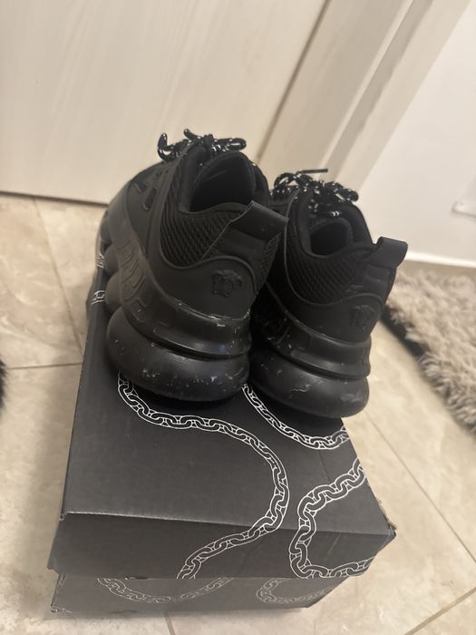 Adidasi Versace Chain Reaction negri marimea 42