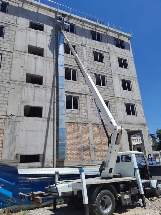 Работа автовышка