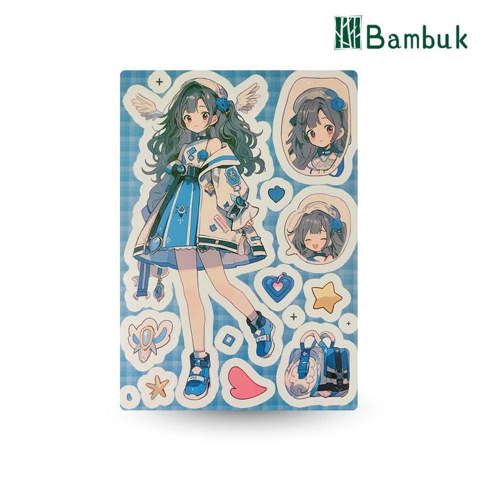 Стикери "Azure" сини