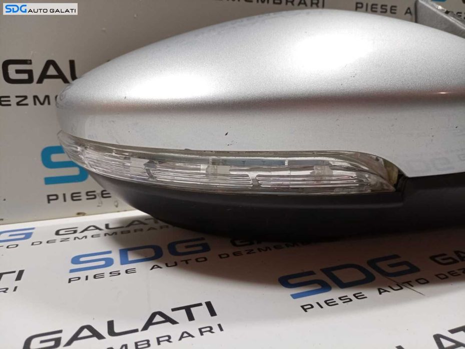 Oglinda Dreapta Electrica FARA Pliere Rabatare cu Lumina Ambientala VW Passat B7 2010 - 2015 Culoare LA7W [M3833]