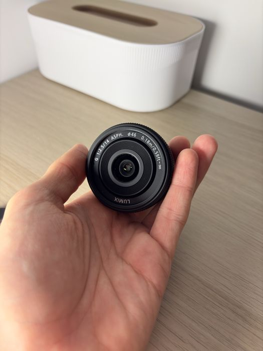 Obiectiv lumix 14mm f2.5 micro four-thirds