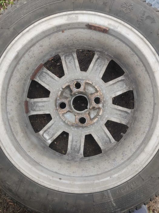 4 jante 15" Ford 4x108 cauciucuri de iarna