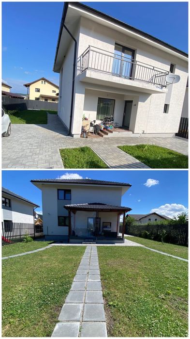 Proprietar - Casa NOUĂ individuală de vânzare la munte in Rasnov  - Brasov/  an constr.2024 / Complet mobilata si utilata / 120mp utili / Teren 410 mp