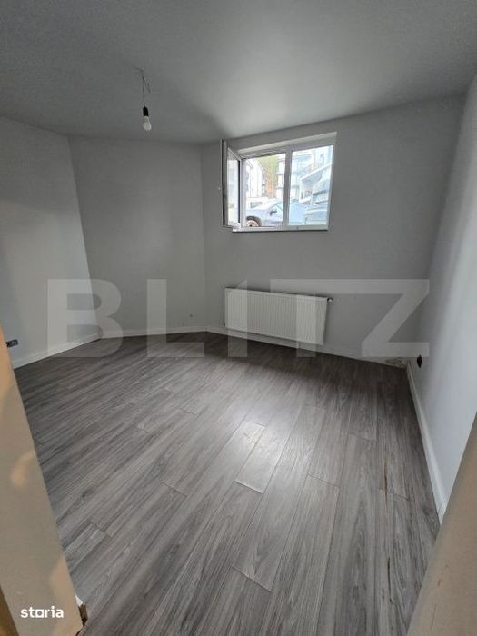 Apartament la demisol, 2 camere, 55 mp, cu parcare, zona Donath