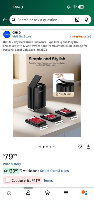 SSD DELL EMC 1.92 TB + plug & play das