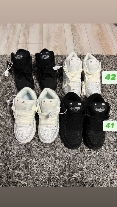 Amiri MA 1 Crystal Black White Negrii Albi