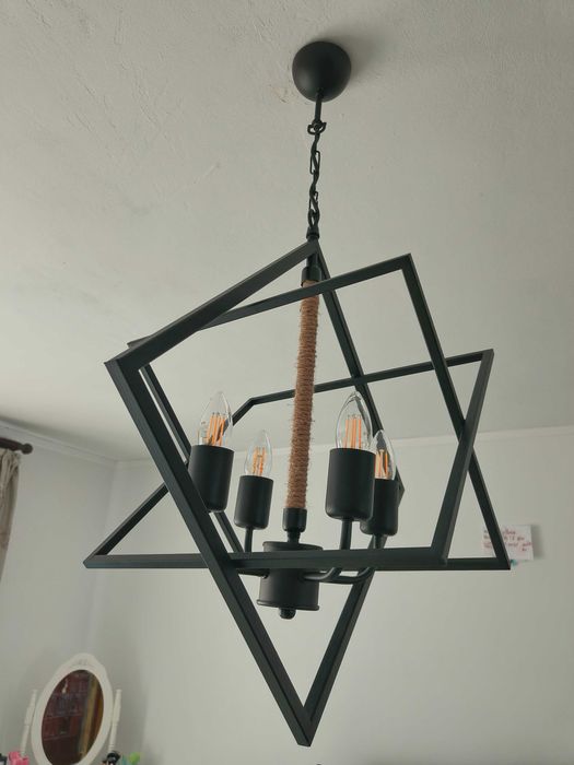 Candelabru fier forjat