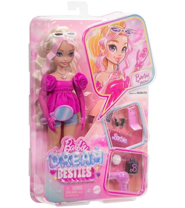 Dream Besties Barbie Malibu Doll and Accessories