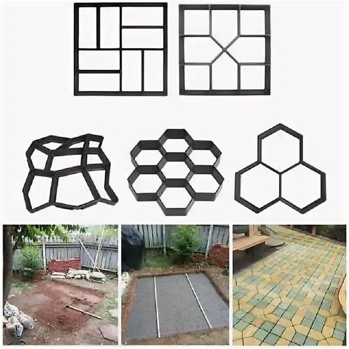 Форма для тротуарной плитки и брусчатки