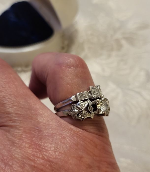 Сватбен и годежен пръстен , сет за  5,000€