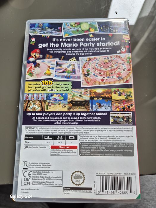 Игра за nintendo switch Mario Party SuperStars