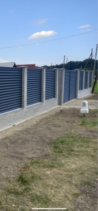 Gard metalic tip jaluzea fier forjat