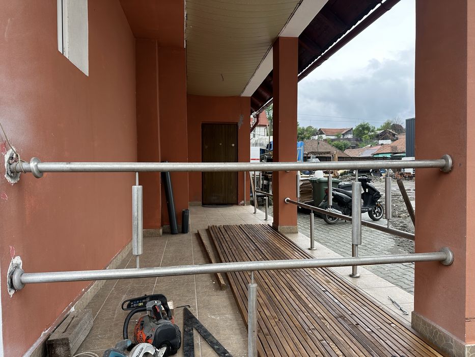 Balustrada inox terasa si scari