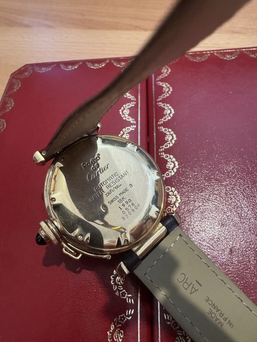 Cartier Pasha Aur 18k, diametru 38mm