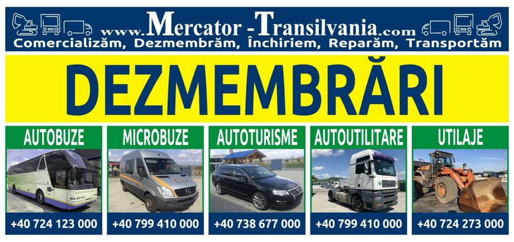 Motor, Cutie de viteza, Autobuze, Autocare, Dezmembrari, Dezmembram