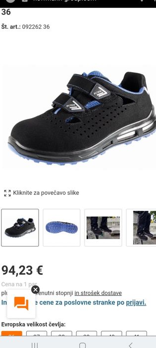 Sandale Elten Protectie 41 și 42 transport gratuit