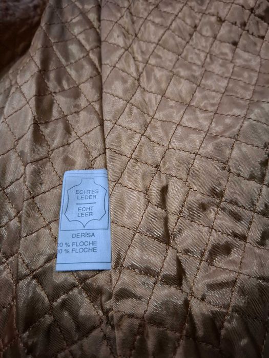 Пальто из натуральной кожи