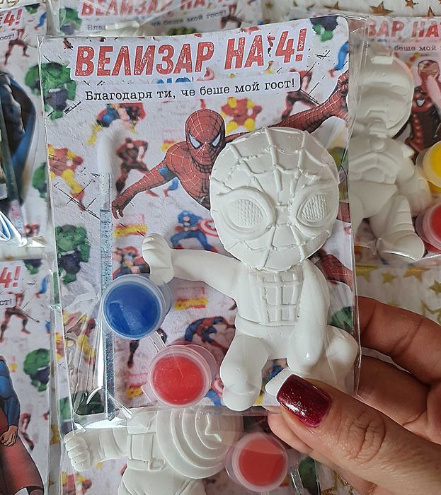 Комплекти за оцветяване с гипсови фигурки - Макси размер