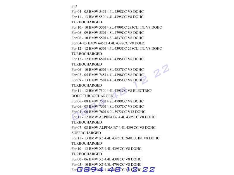 Соленоиден клапан Vanos БМВ BMW 1 3 5 6 7 соленоид ванос N62 N73 N62N