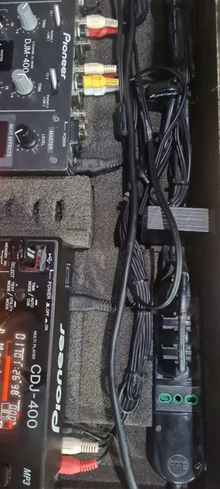Consola Pioneer CDJ 400 DJM 400 case