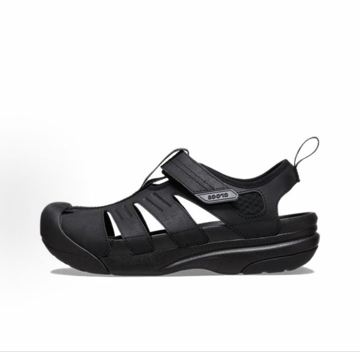 Мужские сандалии Crocs Swiftwater черные оригинал