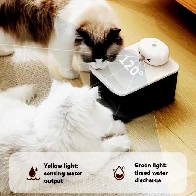 Автоматична поилка за котки със сензор