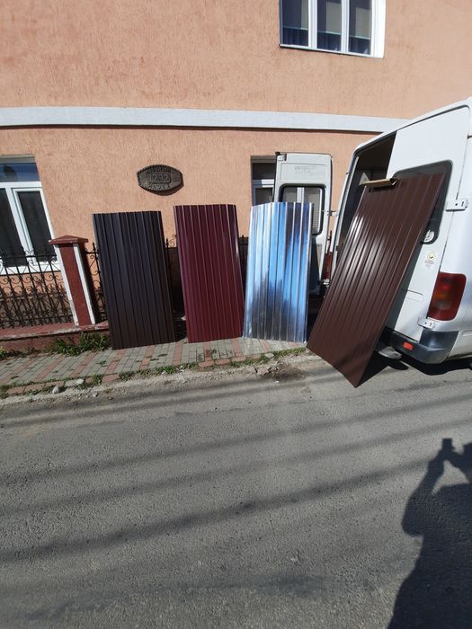 Tablă cutată zincata zinc aluminiu colorată preț negociabil transport