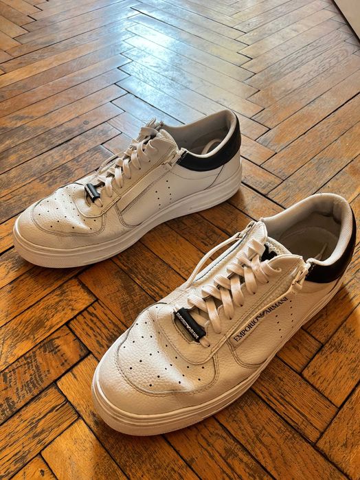Emporio Armani - Кожени спортни обувки №45